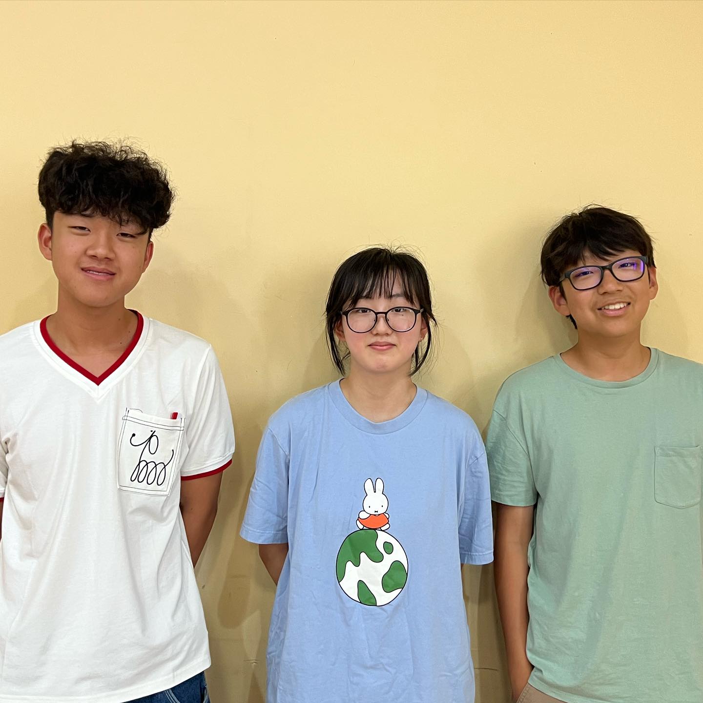 Three New Volunteers of Los Angeles Branch