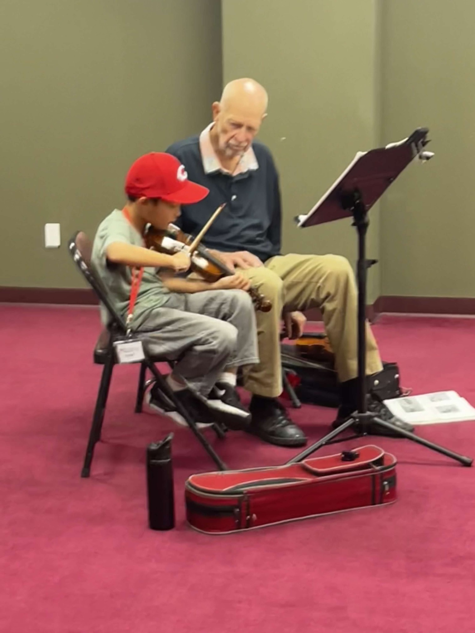 A Beautiful Moment of Music Across Generations