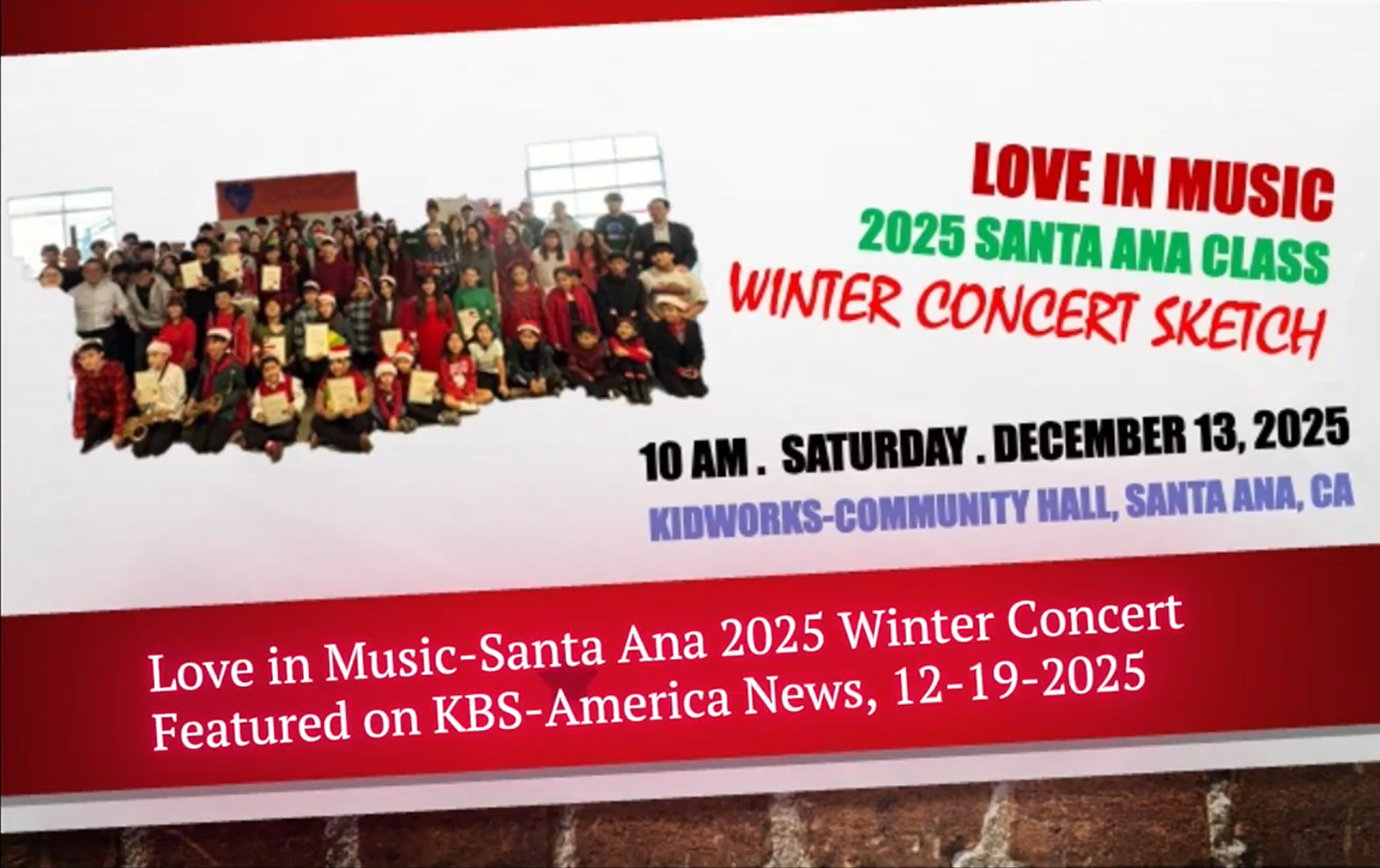 Santa Ana Branch | 2025 Winter Concert