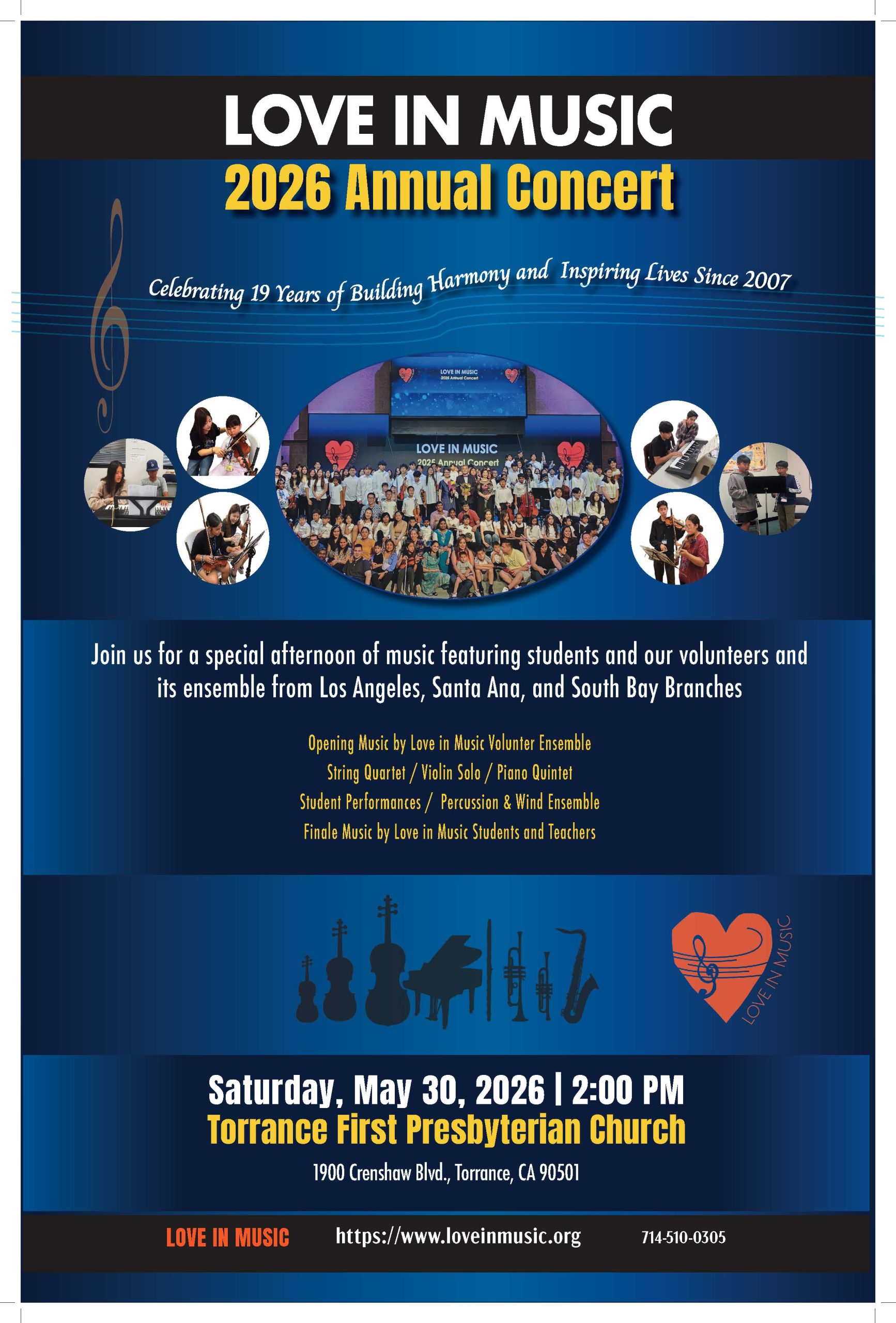 Save the Date – Love In Music: 2026 Annual Concert