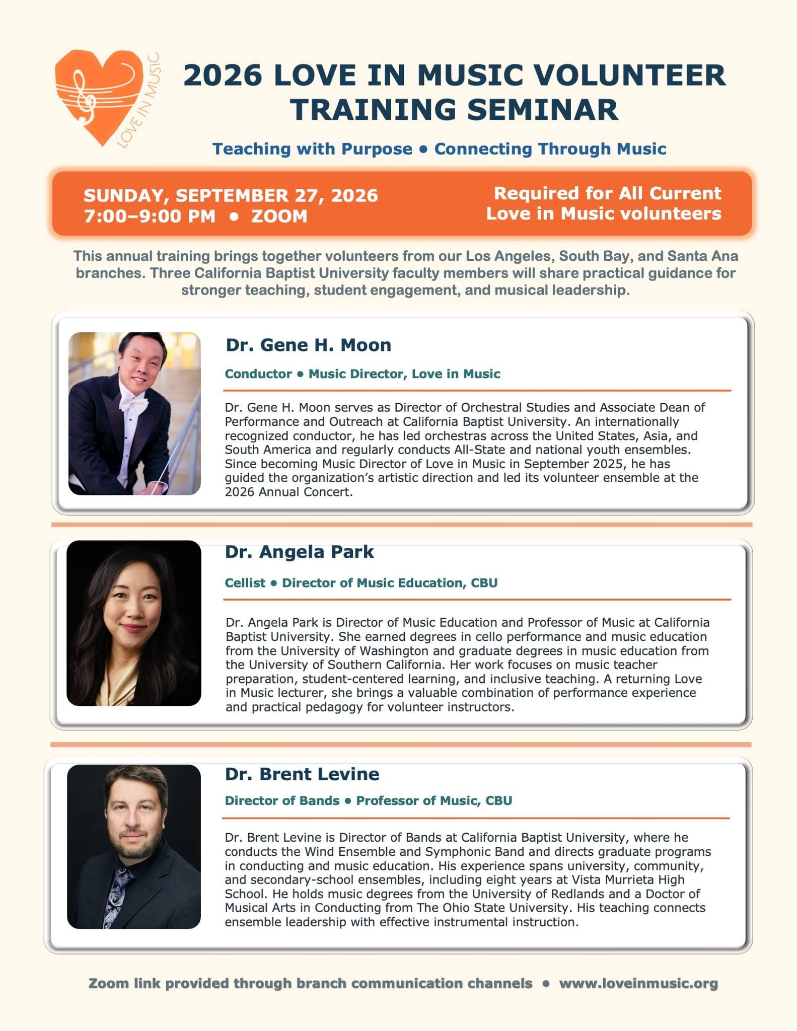 2026 Volunteer Training Seminar